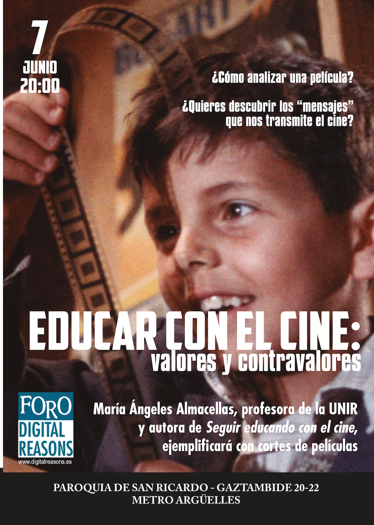 San Ricardo acoge una conferencia sobre educar con el cine