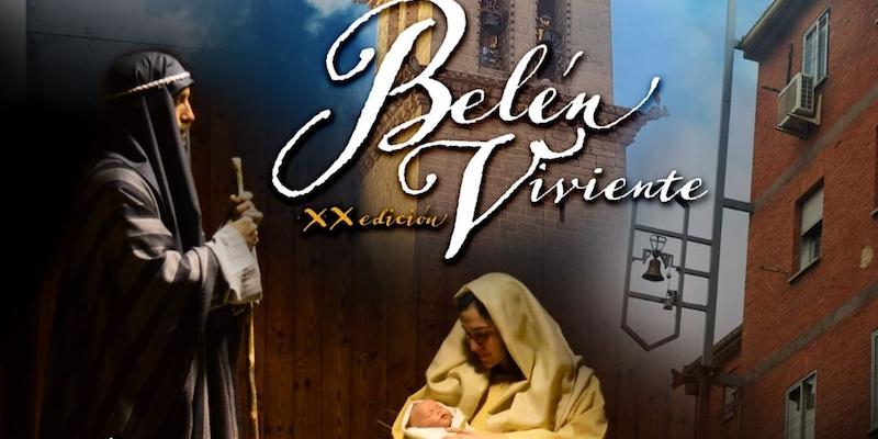 El belén viviente de la basílica de Colmenar Viejo alcanza este año su XX edición