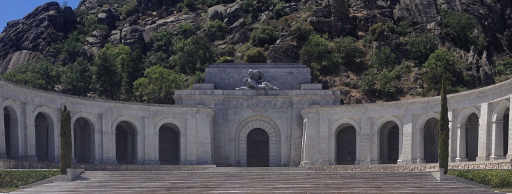 Misa en honor a san Benito en la basílica del Valle de los Caídos