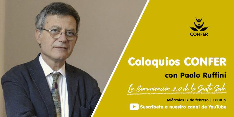 Paolo Ruffini será el próximo ponente de los coloquios Confer