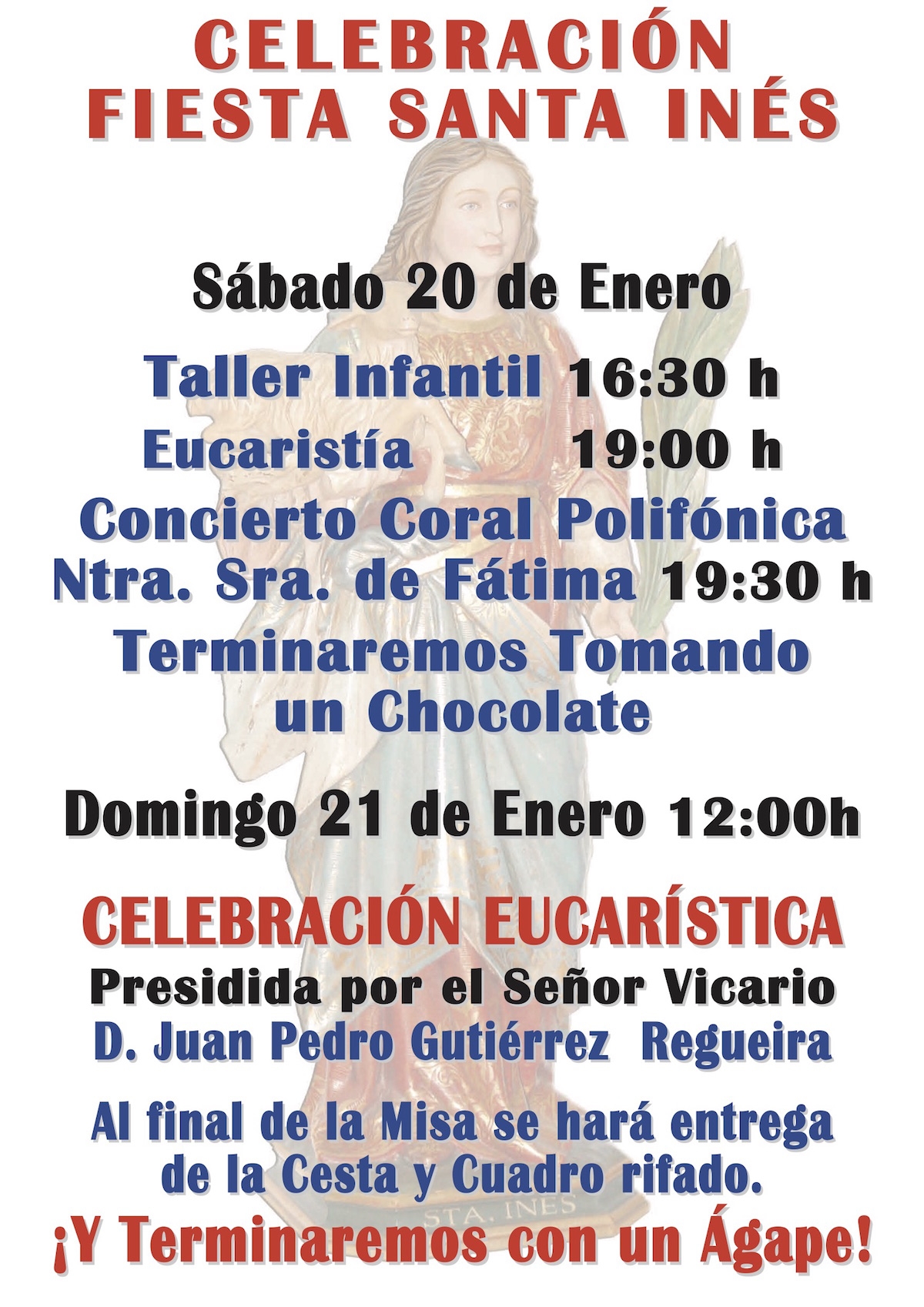 Santa Inés en Villaverde Alto honra a su titular