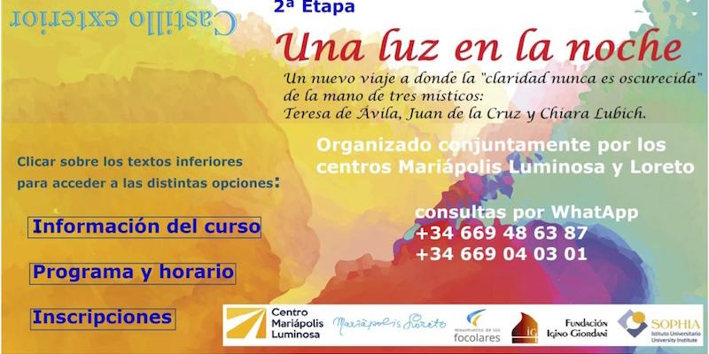 El Centro Mariápolis Luminosa de Las Matas organiza un curso virtual sobre mística