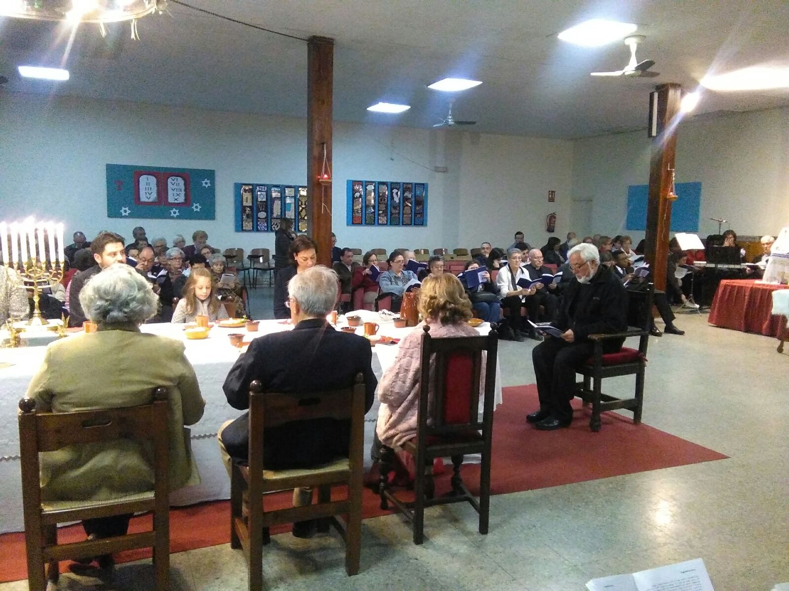 Nuestra Señora de las Delicias acogió la celebración del Séder