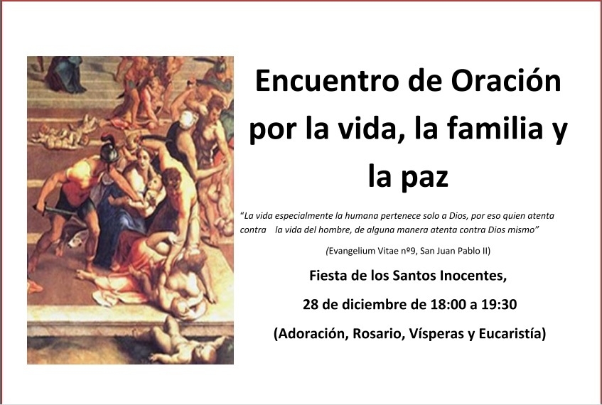 San Martín de Tours acoge un encuentro de oración por la vida, la familia y la paz