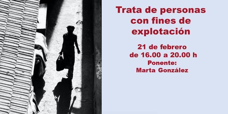 El Centro de Estudios Sociales acoge una sesión formativa titualada 'Trata de personas con fines de explotación'