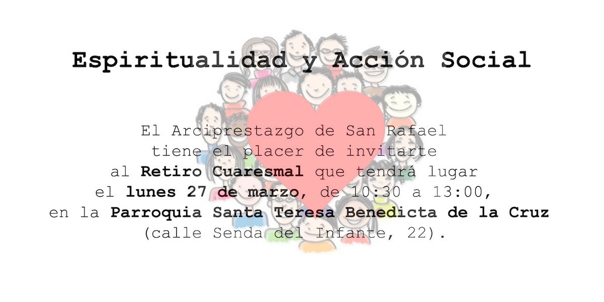 Santa Teresa Benedicta de la Cruz acoge un retiro cuaresmal de Cáritas Vicaría VIII
