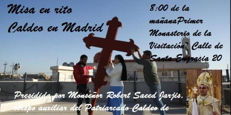 Monseñor Robert Saeed Jarjis preside este domingo una Misa en rito caldeo en el primer monasterio de la Visitación
