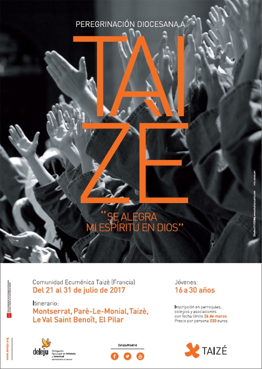 La Delegación de Juventud organiza una peregrinación diocesana a Taizé