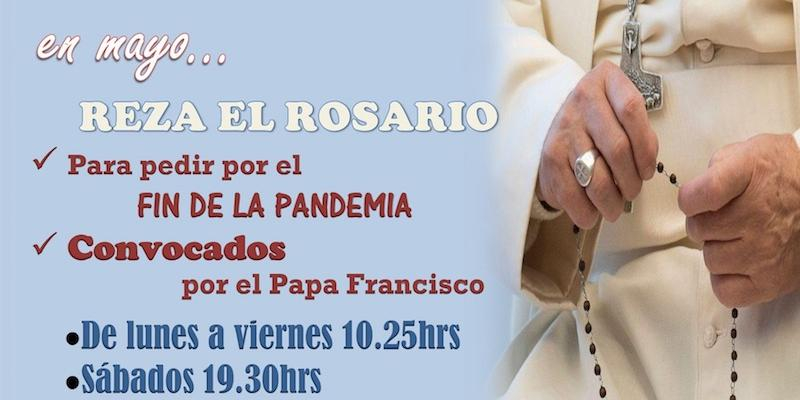 Santa María de la Merced de Las Rozas se une al reto del Papa Francisco de rezar el rosario por el fin de la pandemia