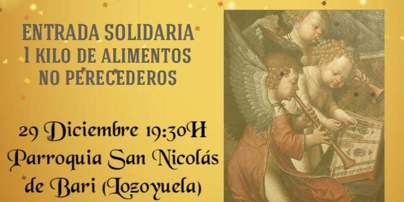 La parroquia de Lozoyuela acoge un concierto solidario en Navidad
