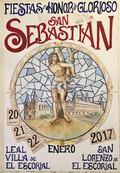 La Hermandad de San Sebastián, de San Lorenzo y de El Escorial, honra a su titular