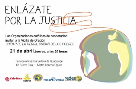 Las organizaciones católicas de cooperación invitan a la Vigilia de Oración 'Cuidar de la Tierra, cuidar de los pobres'