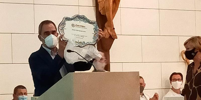 Javier Hernando se despide como secretario general de Cáritas Diocesana: «Me siento privilegiado por este tiempo de gracia»