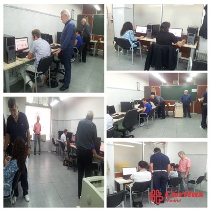Visita informativa de los Medios de Comunicación al Centro de Capacitación ‘San Felipe Neri’ de Cáritas Madrid