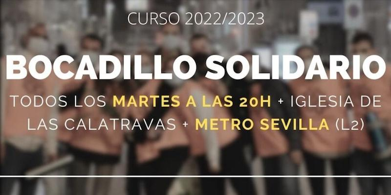 Cáritas Madrid Universitaria regresa con su bocadillo solidario desde la iglesia de las Calatravas