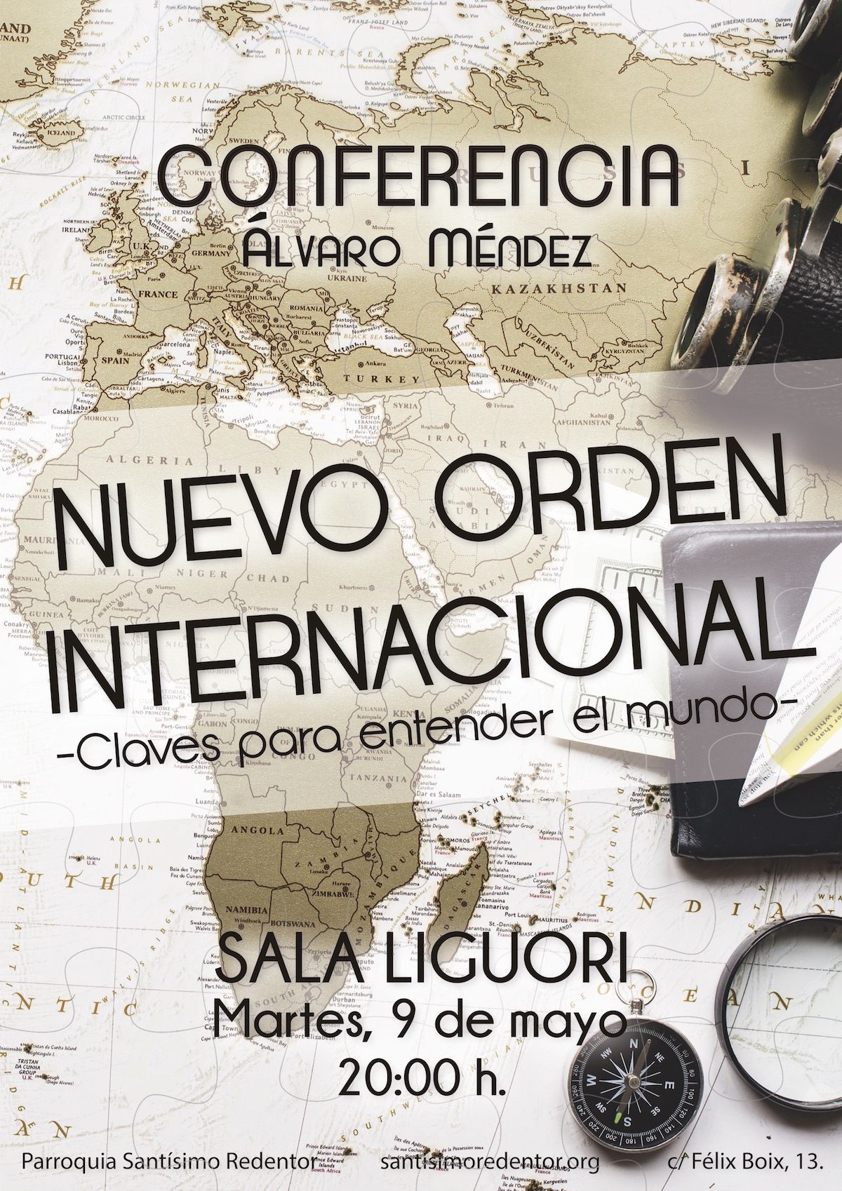 La parroquia Santísimo Redentor organiza una conferencia sobre el nuevo orden internacional