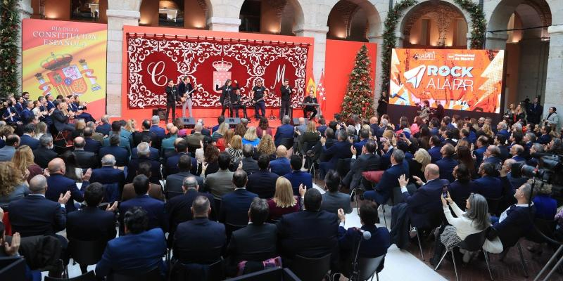 Madrid celebra el Día de la Constitución con distintos actos institucionales