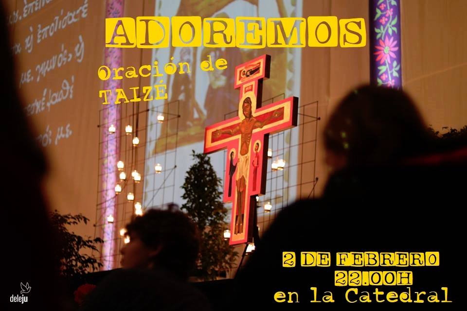 El cardenal Osoro y los jóvenes celebran la vigilia de oración de febrero en el espíritu de Taizé