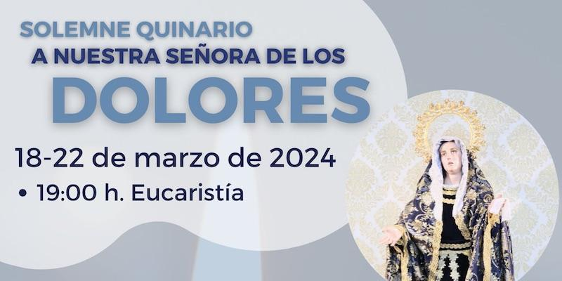 El diácono Gonzalo Gallego predica un quinario a la Virgen de los Dolores en San Vicente de Paúl