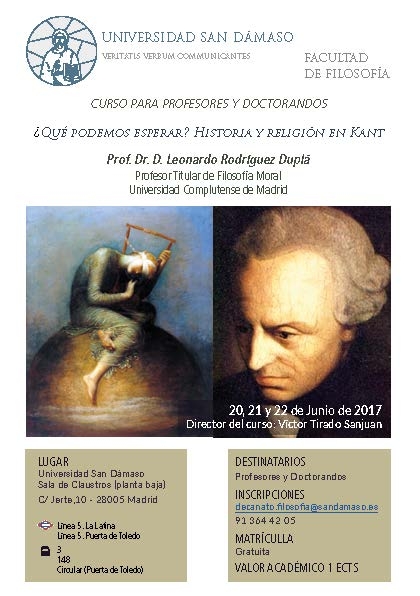La Universidad San Dámaso aborda la figura de Kant