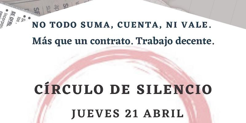 Cáritas Vicaría II celebra un Círculo de Silencio con el lema 'Más que un contrato. Trabajo decente'