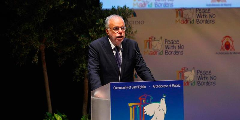 Andrea Riccardi presenta en Madrid su libro 'La Iglesia arde' acompañado por el arzobispo