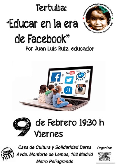 Juan Luis Ruiz imparte la charla 'Educar en la era de Facebook'