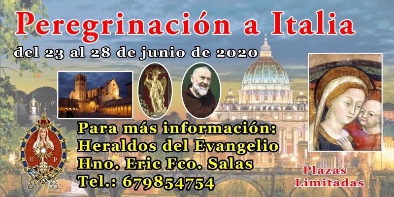 Los Heraldos del Evangelio aplazan su peregrinación a Italia
