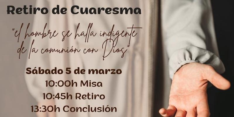 Alfonso Lozano dirige en Santa María del Pinar un retiro cuaresmal en el primer sábado de marzo