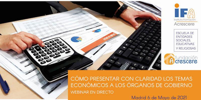 Fundación Acrescere organiza un webinar en directo sobre economía