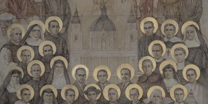 El cardenal Cobo preside en la iglesia de las Calatravas la fiesta de los santos y beatos mártires del siglo XX en Madrid