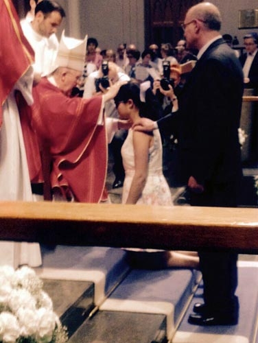 Confirmaciones en la Basílica de la Milagrosa