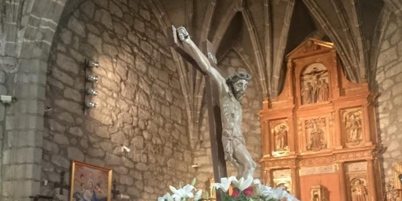 Santa María la Blanca de Cerceda acoge una solemne Eucaristía en honor al Santísimo Cristo de la Esperanza