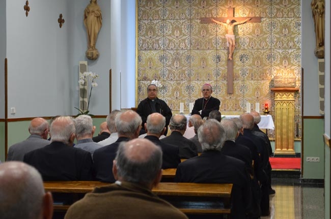 Monseñor Osoro a los sacerdotes mayores: «Vosotros, que ahora tenéis más tiempo, volved la mirada a Jesucristo»