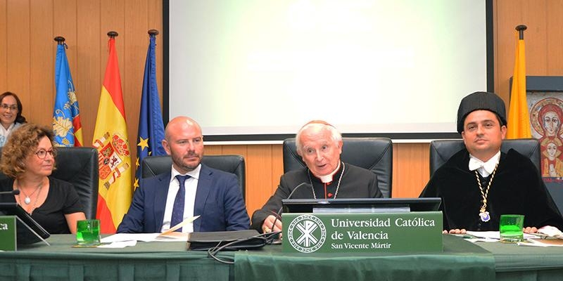 Cardenal Cañizares en la inauguración del curso de la UCV: «Nace el Campus UCV como referencia de los nuevos tiempos en las universidades»