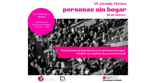 FACIAM organiza la VII Jornada Técnica de personas sin hogar