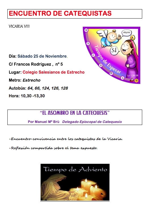 La Vicaría VIII organiza un encuentro de catequistas