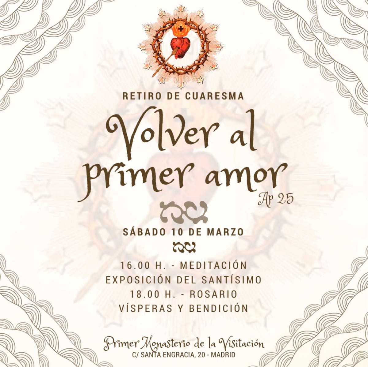 El primer monasterio de la Visitación acoge un retiro de Cuaresma
