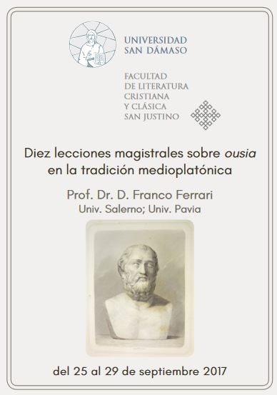 San Dámaso acoge 'Diez lecciones magistrales sobre ousia en la tradición medioplatónica'