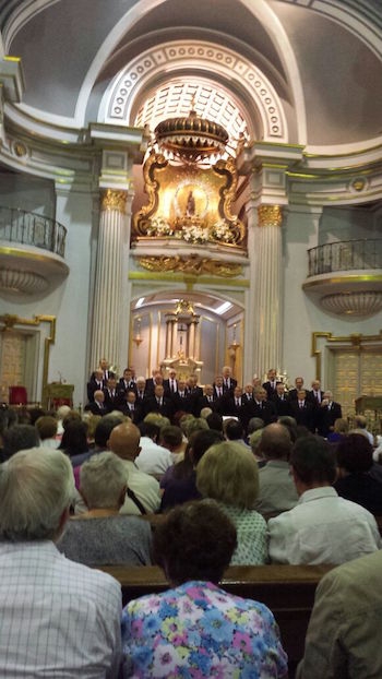 Recital de villancicos en la basílica de Atocha