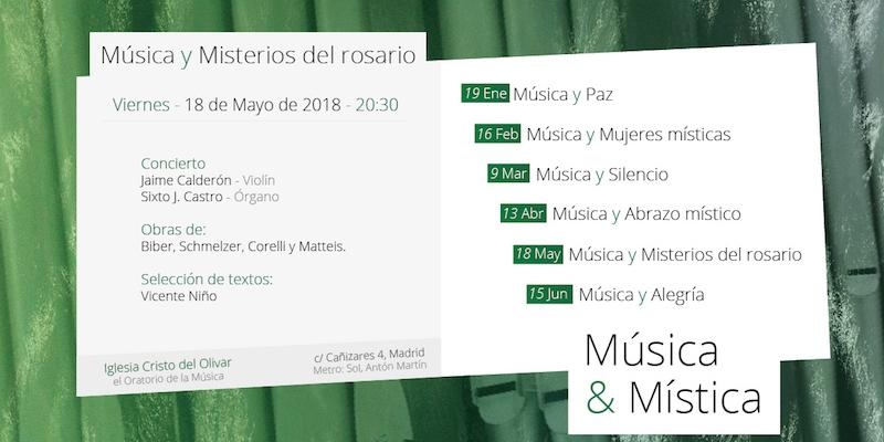 Santo Cristo del Olivar acoge una nueva sesión del ciclo 'Música y Mística'