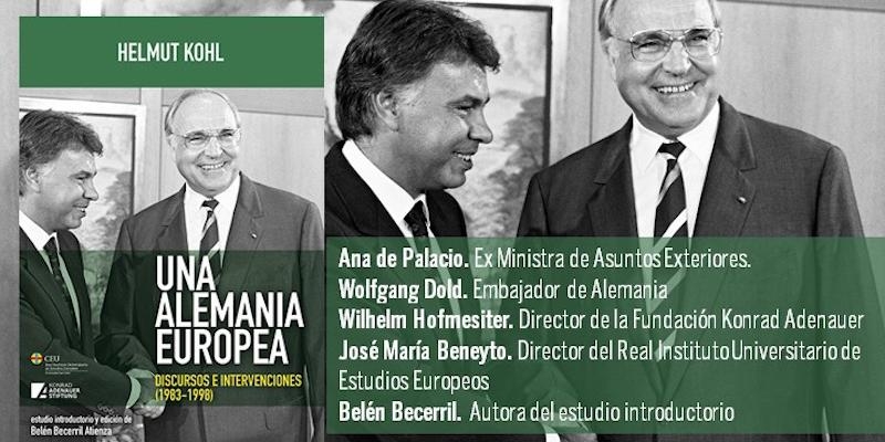 'Alemania en la Unión Europea' centra el debate de una mesa redonda que analiza los discursos e intervenciones de Helmut Kohl