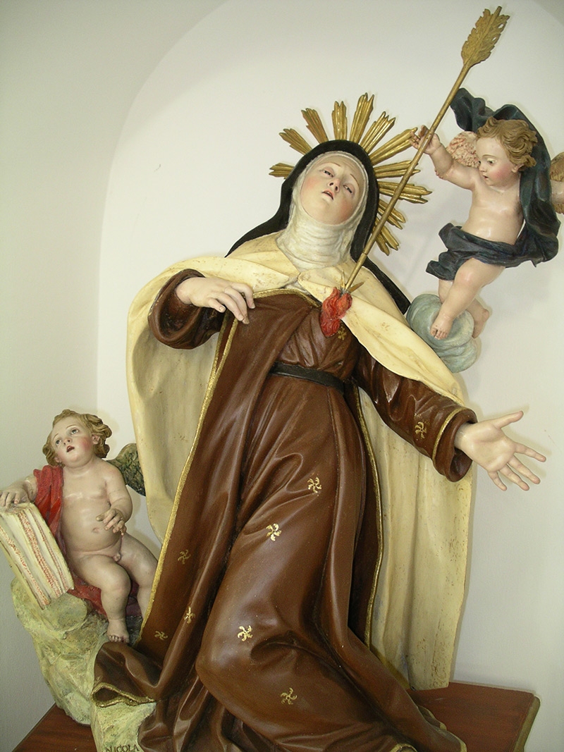 Celebración de la fiesta de santa Teresa de Jesús en el monasterio de las Carmelitas de Ponzano