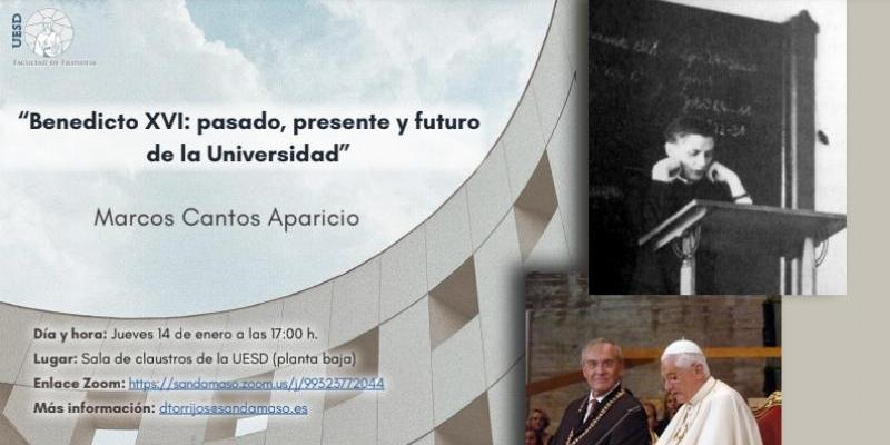 San Dámaso programa un coloquio sobre 'Benedicto XVI: pasado, presente y futuro de la universidad'