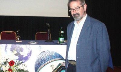 Intervención del vicario general, Avelino Revilla, en la Sala Capitular de la catedral