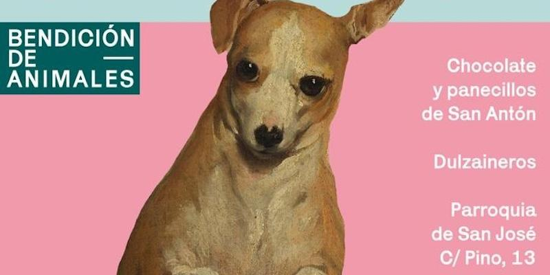 San José de Colmenar Viejo conmemora a san Antonio Abad con bendición de animales y reparto de panecillos