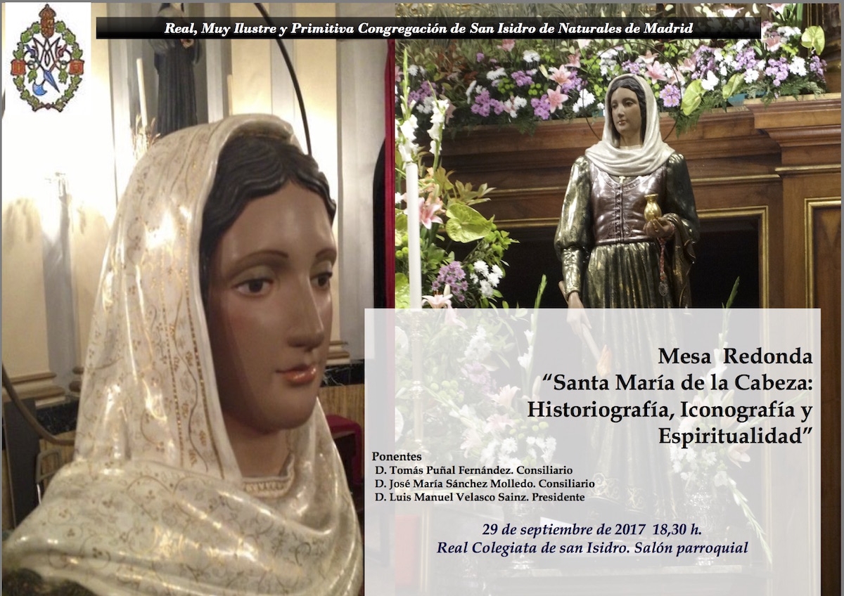 La colegiata ofrece una mesa redonda sobre santa María de la Cabeza