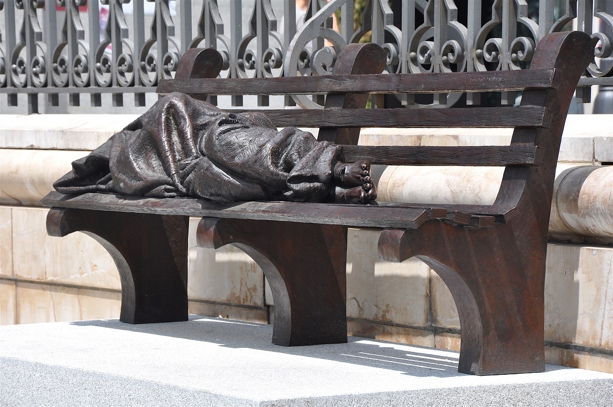 Bendición de la estatua del 'Jesús desamparado'