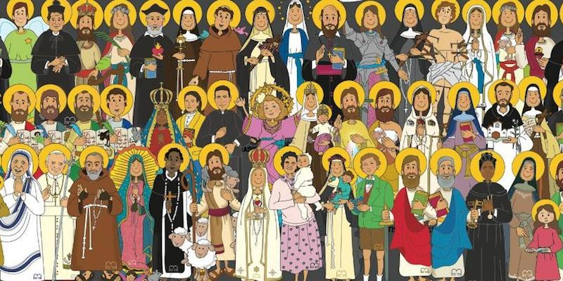 La Adoración Nocturna Femenina Española celebra la fiesta de Todos los Santos en San Martín de Tours