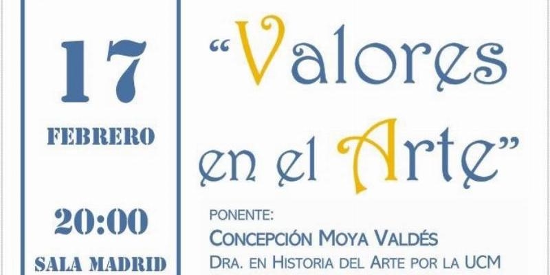 Concepción Moya Valdés presenta 'Valores en el arte' en el Ágora Europa